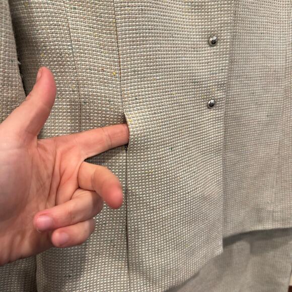 Vintage Amanda Smith Petites Tweed Skirt Suit NWT Size 4 Petite 4P Wool Blend - Picture 2 of 16